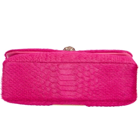 Kurt Geiger Luxurious Pink Handbag with Gold Accents - Picture 7 of 16